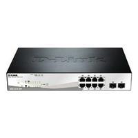 d link 10 port 101001000 poe smart switch fanless rackmountable 2xsfp  ...