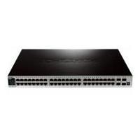 D-Link xStack 48port 10/100/1000 L2+ Stack PoE Switch+4x10GE SFP+