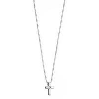 D FOR DIAMOND Kids Sterling Silver Cross Necklace