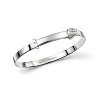 d for diamond girls diamond and silver bangle