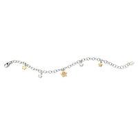 D For Diamond Two Colour Wish Upon A Star Bracelet B4664