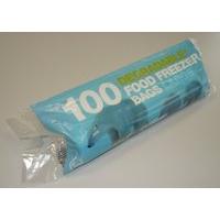 D2W Degradable Food / Freezer Bags - 100 Large