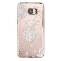 Dandelion Pattern TPU Relief Back Cover Case for Galaxy S7 /Galaxy S7 edge