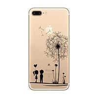 Dandelion Pattern Creative LOGO Environmental TPU Material Phone Case for iPhone 7 7plus 6S 6plus SE 5S 5G