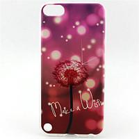 Dandelion Painting Pattern TPU Soft Case for iPod Touch 5