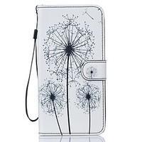 Dandelion Ripples PU Leather Wallet Case Cover with Card Slots with Stand for Iphone7 7Plus