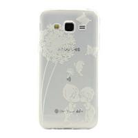 dandelion love pattern tpu relief back cover case for galaxy j1 ace ga ...