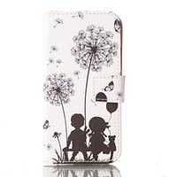 Dandelion PU Leather Wallet with Card Holder and Stand for Iphone 5 5s 5se 6 6S 6 Plus 6S Plus