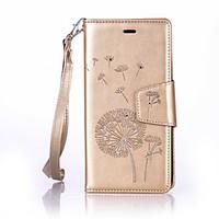 Dandelion Lanyard Embossed Diamond Phone Holster Phone Shell for Huawei P9/P9 Lite