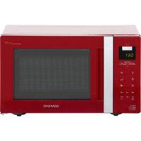 Daewoo Digital Eco Microwave Oven 20 Litre Red 800w 1 Year Warranty