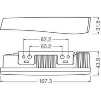 Daytime running lights LEDs (W x H x D) 167 x 31 x 42 mm LEDDRL102 OSRAM