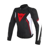 Dainese Avro D2 Tex Lady Jacket black/white/red