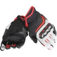 Dainese Carbon D1 short black/white/lava red