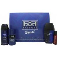 Dana Rapport Sport Gift Set 100ml EDT + 150ml Body Spray + 60ml Deodorant Stick + 20ml EDT Rapport Red