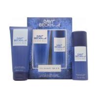 David Beckham Classic Blue Gift Set 150ml Body Spray + 200ml Shower Gel