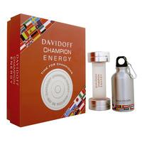 Davidoff Champion Energy EDT Spray 90ml + Sports Flask Giftset