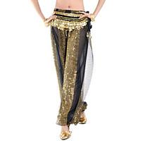Dancewear Sequins Chiffon Belly Dance Bottom For Ladies(More Colors)without Belt