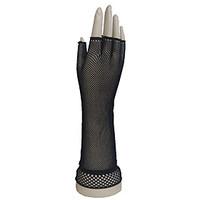 Dance Accessories Stage Performance Half Finger Elbow Length Fish Net Gloves Night Club Sexy Fish Net Gloves