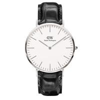 daniel wellington classic 0214dw silver mens watch