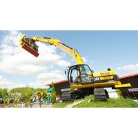 day at diggerland for three in west yorkshire