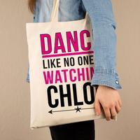 dance like no one is watching tote bag