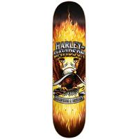 Darkstar Harley Davidson Brand HYB Skateboard Deck - Yellow 8.125\