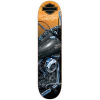 darkstar x harley davidson dyna r7 skateboard deck plg 8