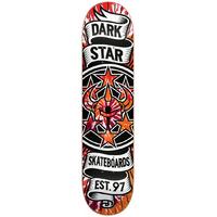 Darkstar Civil Emboss Skateboard Deck - Tie Dye Orange 8.25\