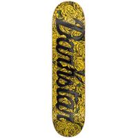 darkstar roses hyb skateboard deck yellow 8125