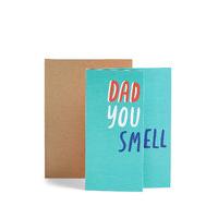 Dad You Smell Hidden Message Fold-Out Birthday Card