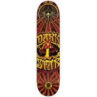 darkstar trippy skateboard deck yellow 775