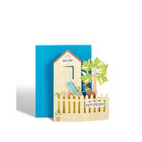 Dad\'s Shed 3D Birthday Card
