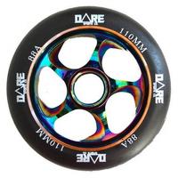 dare swift 2 scooter wheel blackneochrome 110mm