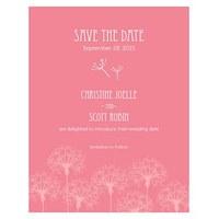 Dandelion Wishes Save The Date Card
