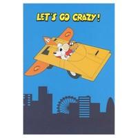 Danger Mouse Let\'s Go Crazy Birthday Card