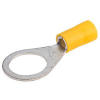 Davico EYR12 or EYR112 Yellow 12mm Ring Terminal Pack of 100