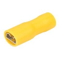Davico DVFP05-6.3F 6.3x0.8mm 20A Yellow Insulated Receptacle Pack ...