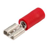 Davico DVPO1-4.8F8 4.8x0.8mm 12A Red Female Receptacle Pack of 100