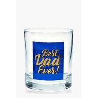 Dad Whiskey Glass - blue