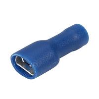 Davico DVFP02-6.3F 6.3mm Blue Insulated Receptacle Pack of 100
