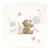 dandelion friends bear card