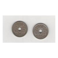 danish coins 2 x 10 ore