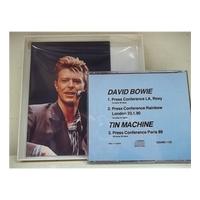 David Bowie-Press Conference- CD and Photographs