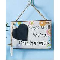 days until chalkboard sign