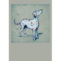 damien hirsts dog by mychael barratt art card