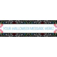 Day of the Dead Halloween Personalised Banner