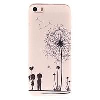 Dandelion and Lovers Pattern PC Hard Case for iPhone 5/5S