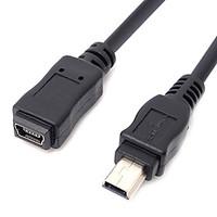 Dakota 1.5M 4.92FT mini USB2.0 Male to Female MINI USB extension cable for camera Canon Samsung