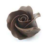 Dark chocolate roses - Single Dark Chocolate Rose