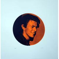 David Bowie Cafe Royal - Orange By Vincent McEvoy